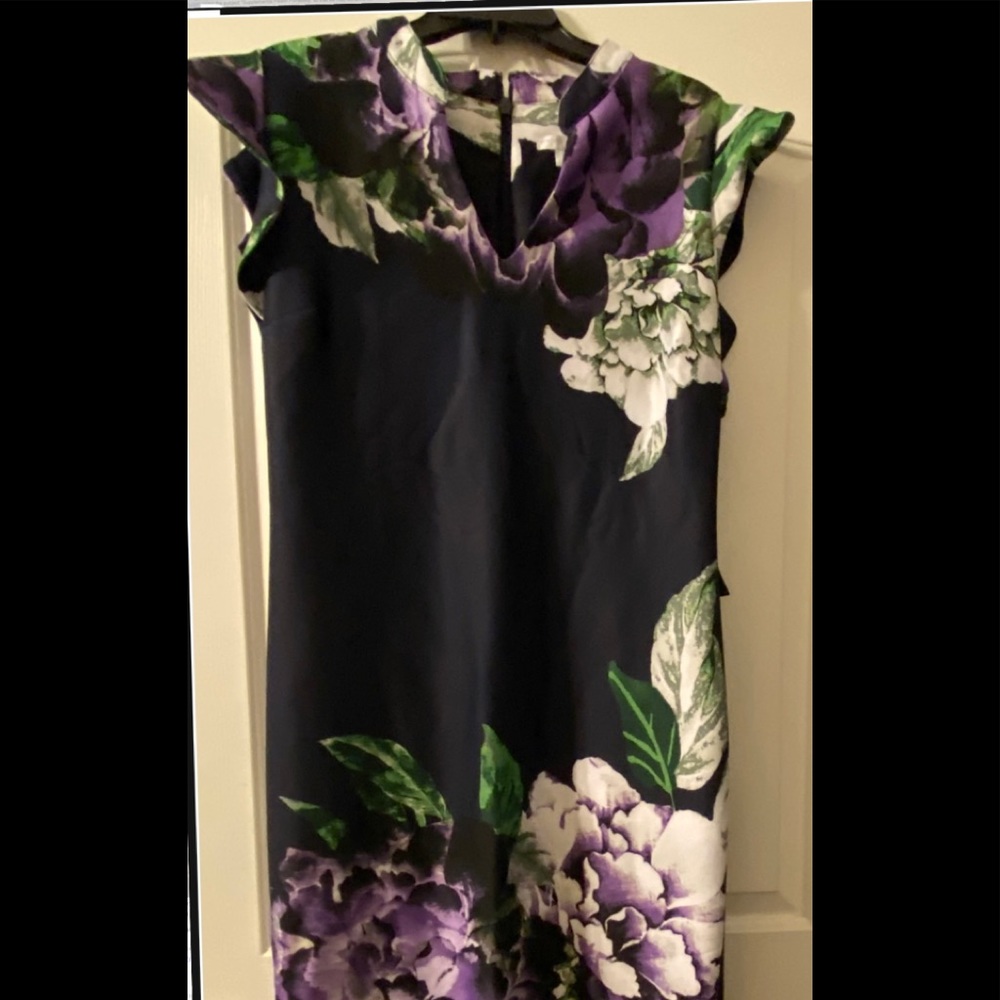 Flare with Flavor purple form fitting dress